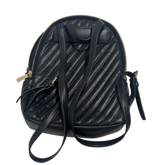 Michael Kors ERIN Black Quilted Backpack - Picture 2 of 8
